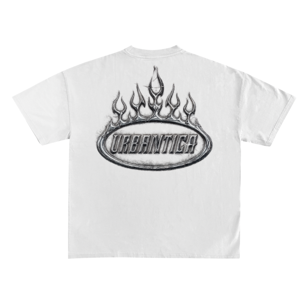 Camiseta Boxy Fit | Chrome Flame