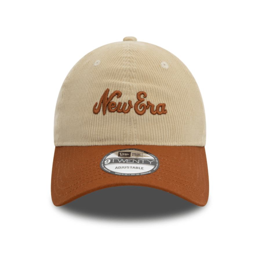 Gorra New Era Script Cord Brown 9TWENTY Ajustable