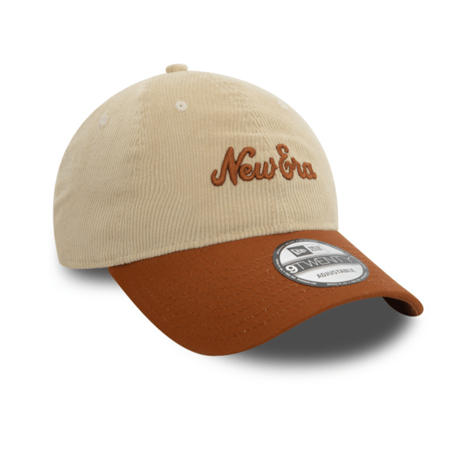 Gorra New Era Script Cord Brown 9TWENTY Ajustable