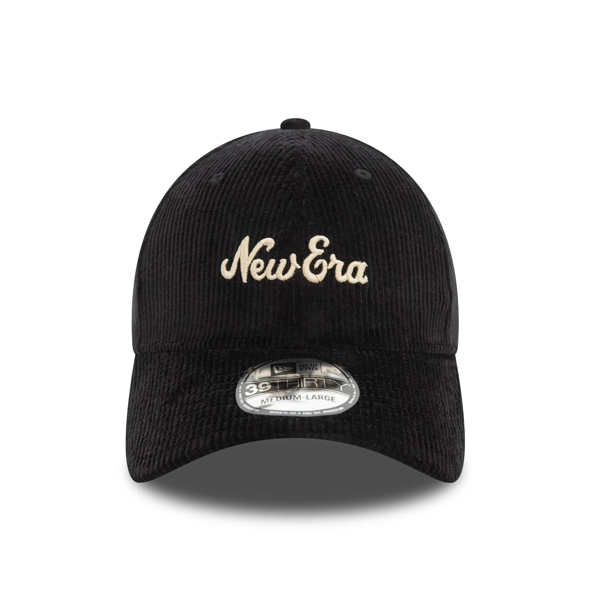 Gorra New Era Script Cord Black 39THIRTY
