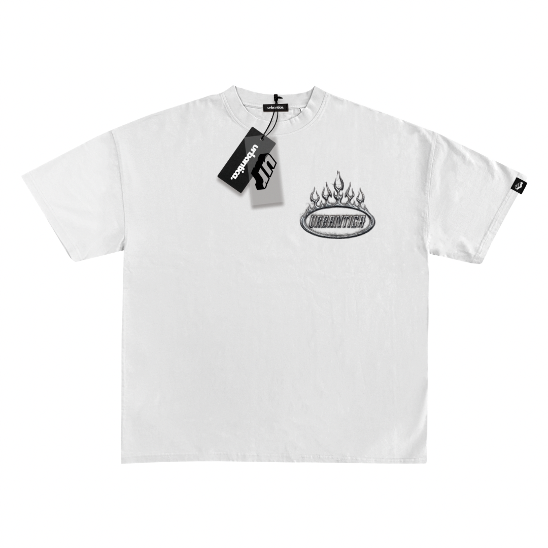 Camiseta Boxy Fit | Chrome Flame