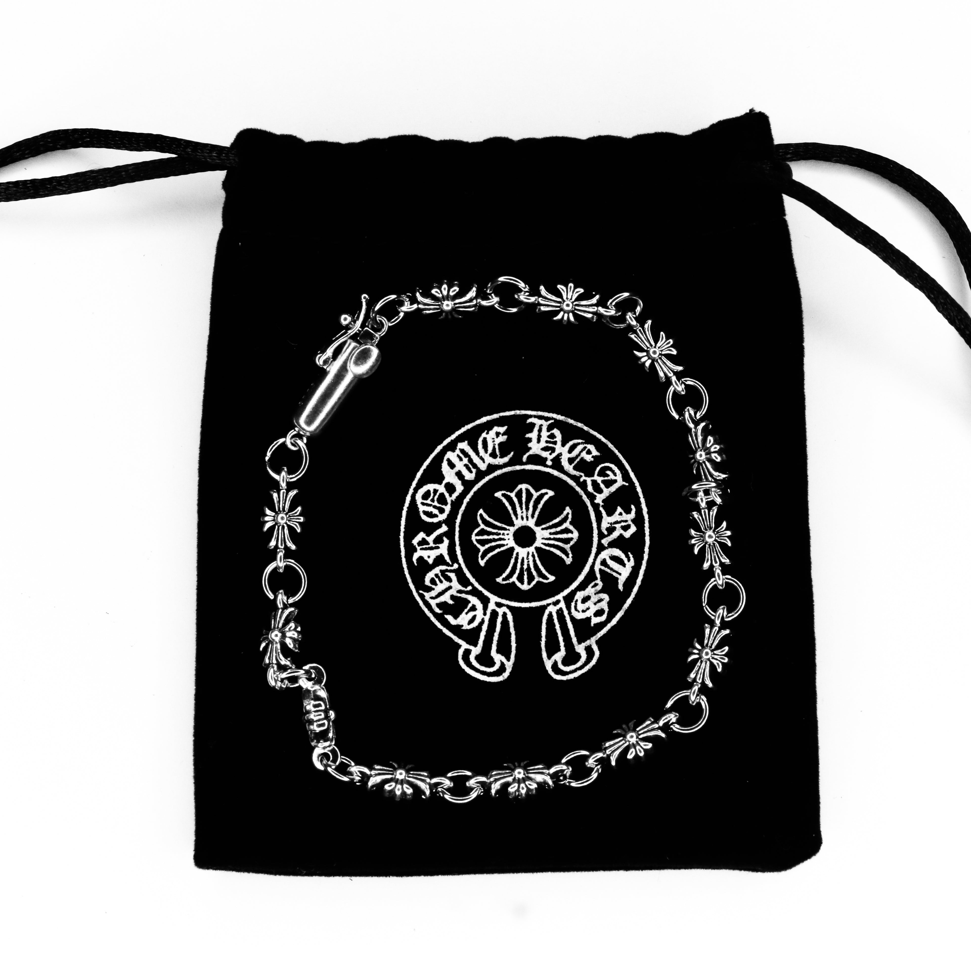 Brazalete Chrome Hearts Style - Cross Stud