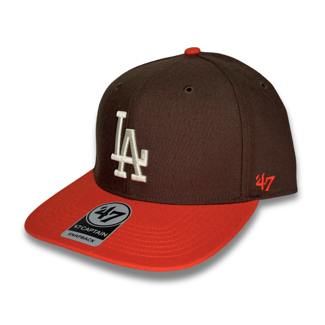 Gorra 47' Brand LA Dodgers Brown Ajustable