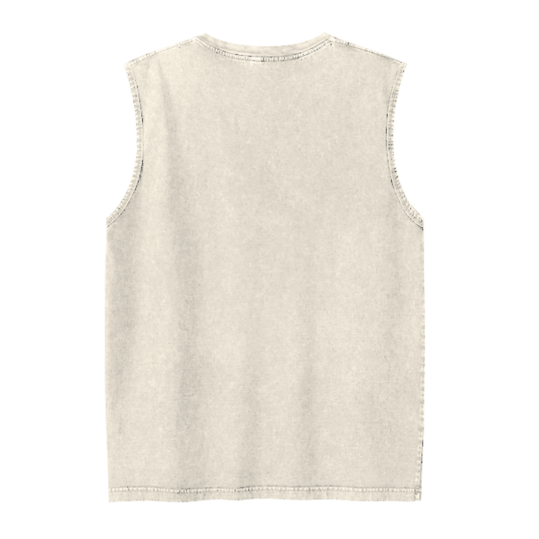 Acid Washed Tank Tee | Cutline 002