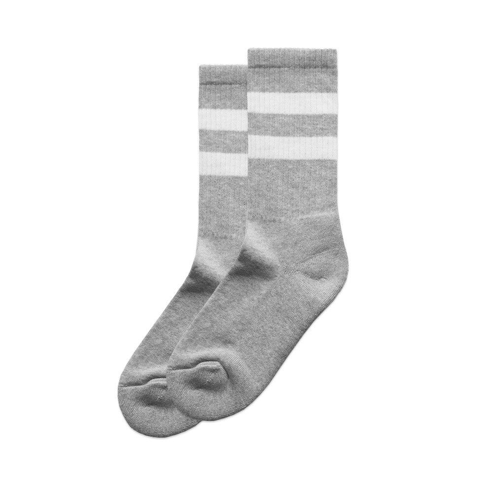 Relax Stripe Socks | Gris/Blanco (1 par)