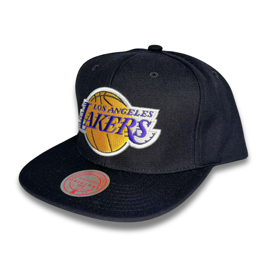 Gorra Mitchel&Ness Black Lakers Ajustable