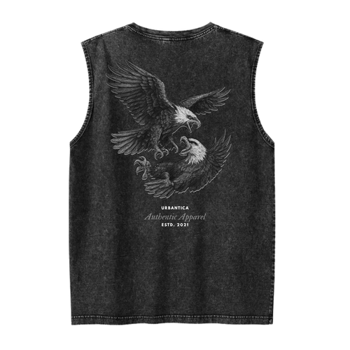 Acid Washed Tank Tee | Own Battle