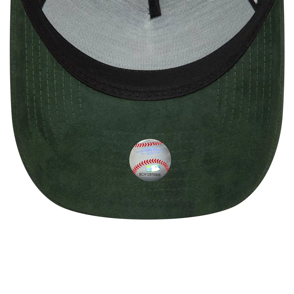 Gorra New Era Dodgers Faux Suede Green Ajustable