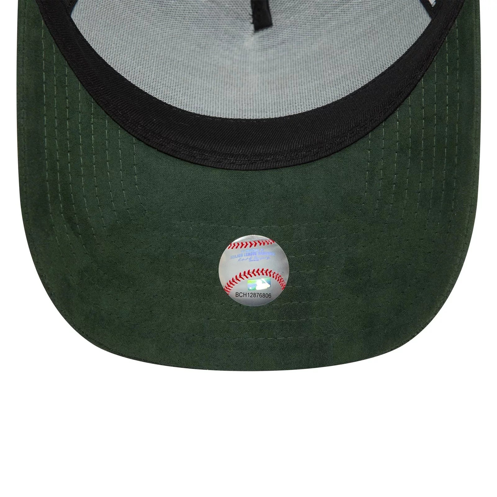 Gorra New Era Dodgers Faux Suede Green Ajustable