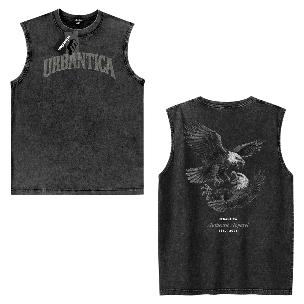 Acid Washed Tank Tee | Own Battle