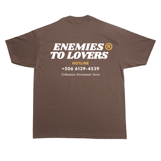Brown T-Shirt | Enemies to Lovers