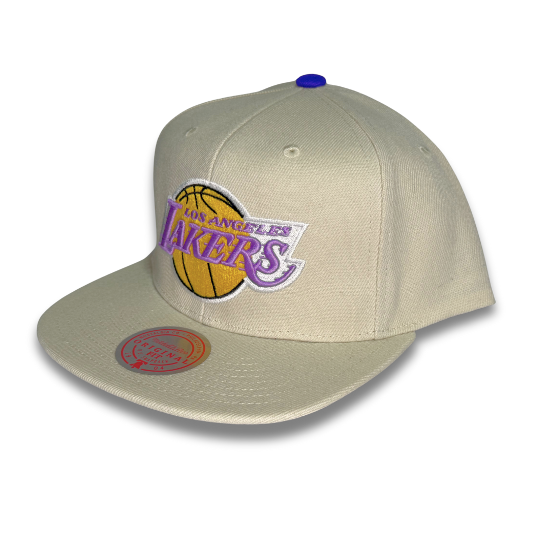 Gorra Mitchell&Ness Lakers Light Beige Ajustable