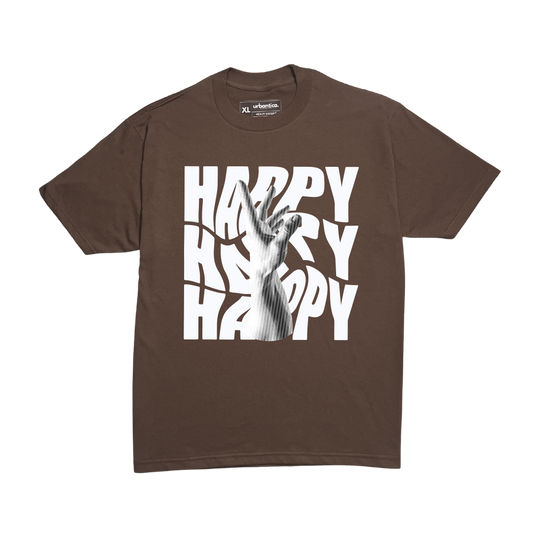 Cotton T-Shirt  | Happy