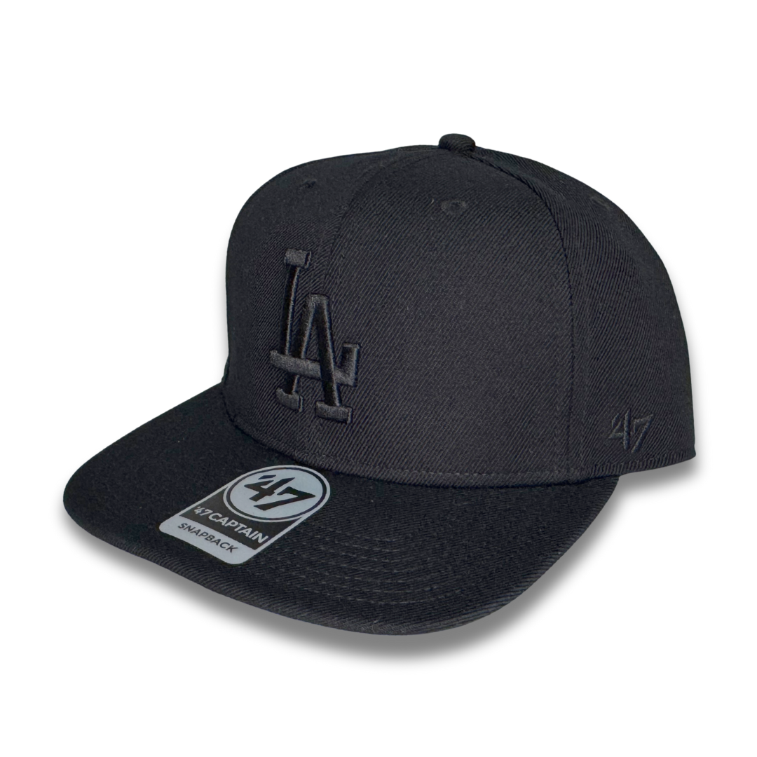 Gorra 47' Brand Dodgers All Black Ajustable