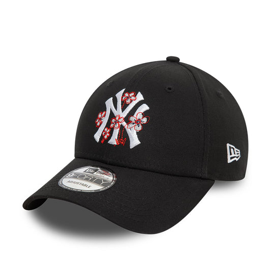 Yankees Flower Icon Black 9FORTY Adjustable - Urbantica