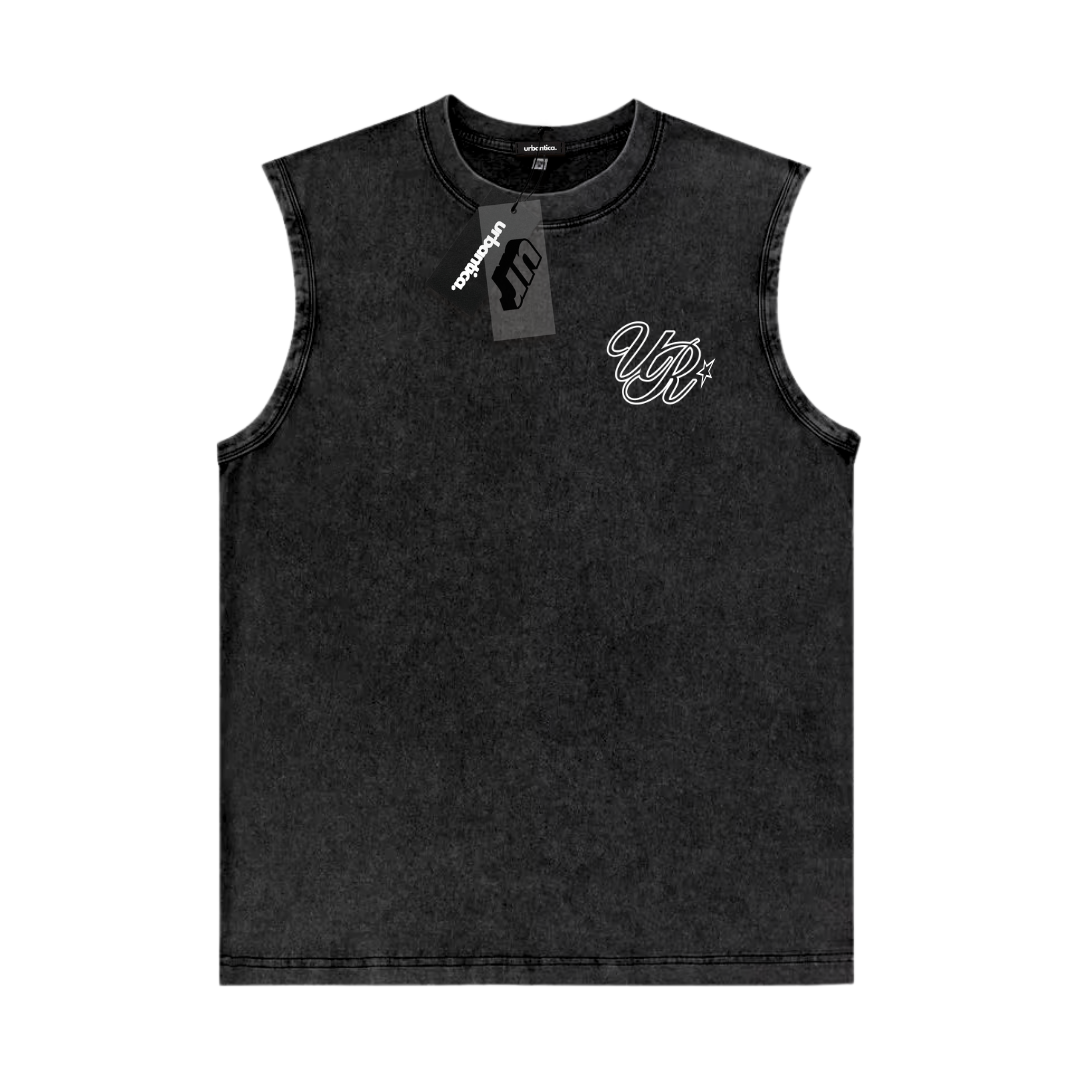 Acid Washed Tank Tee | Cutline 001