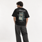Boxy Heavyweight Tee | Lucky Night Black