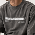 Boxy Heavyweight Tee | Midnigth Club Grey