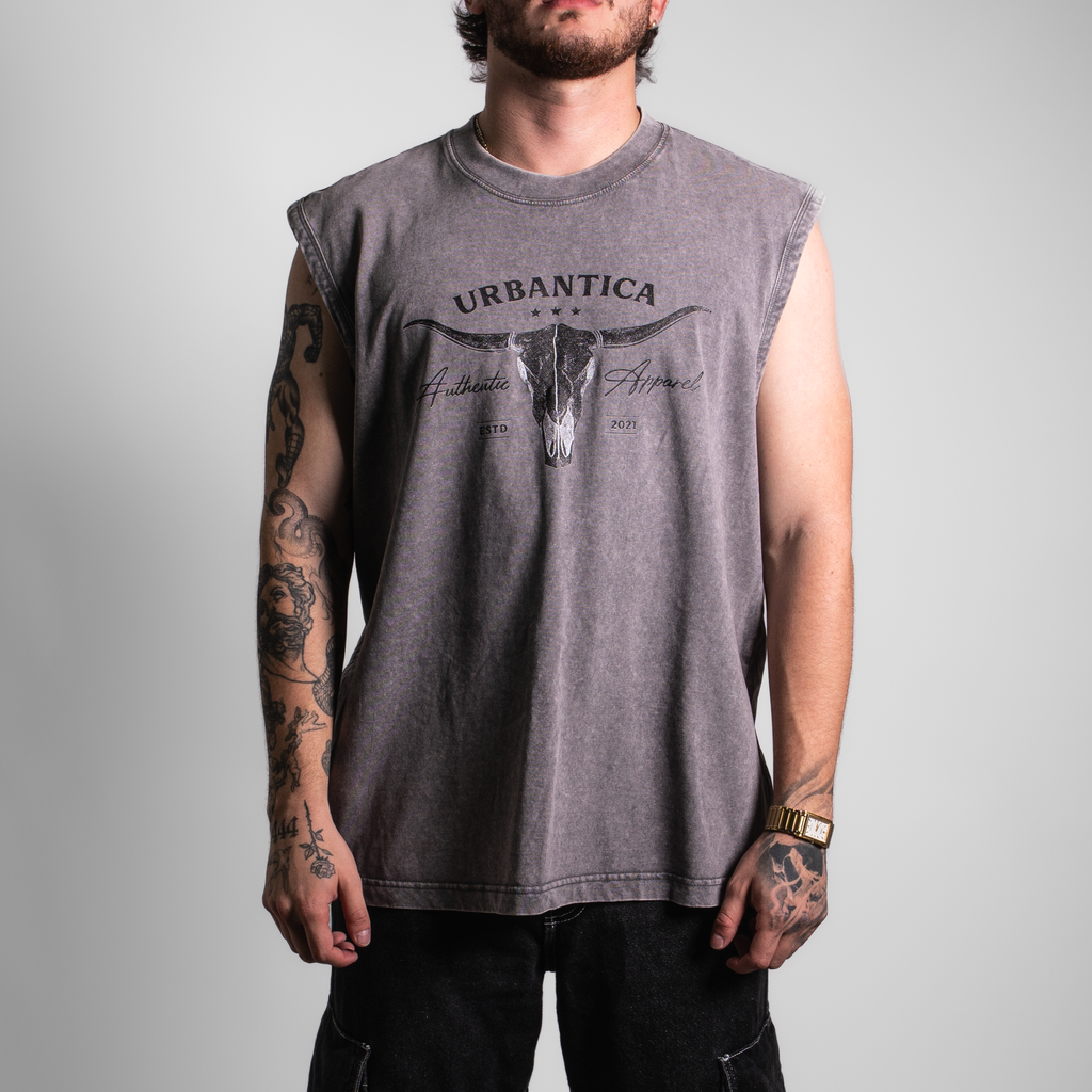 Acid Washed Tank Tee | Sacrifice