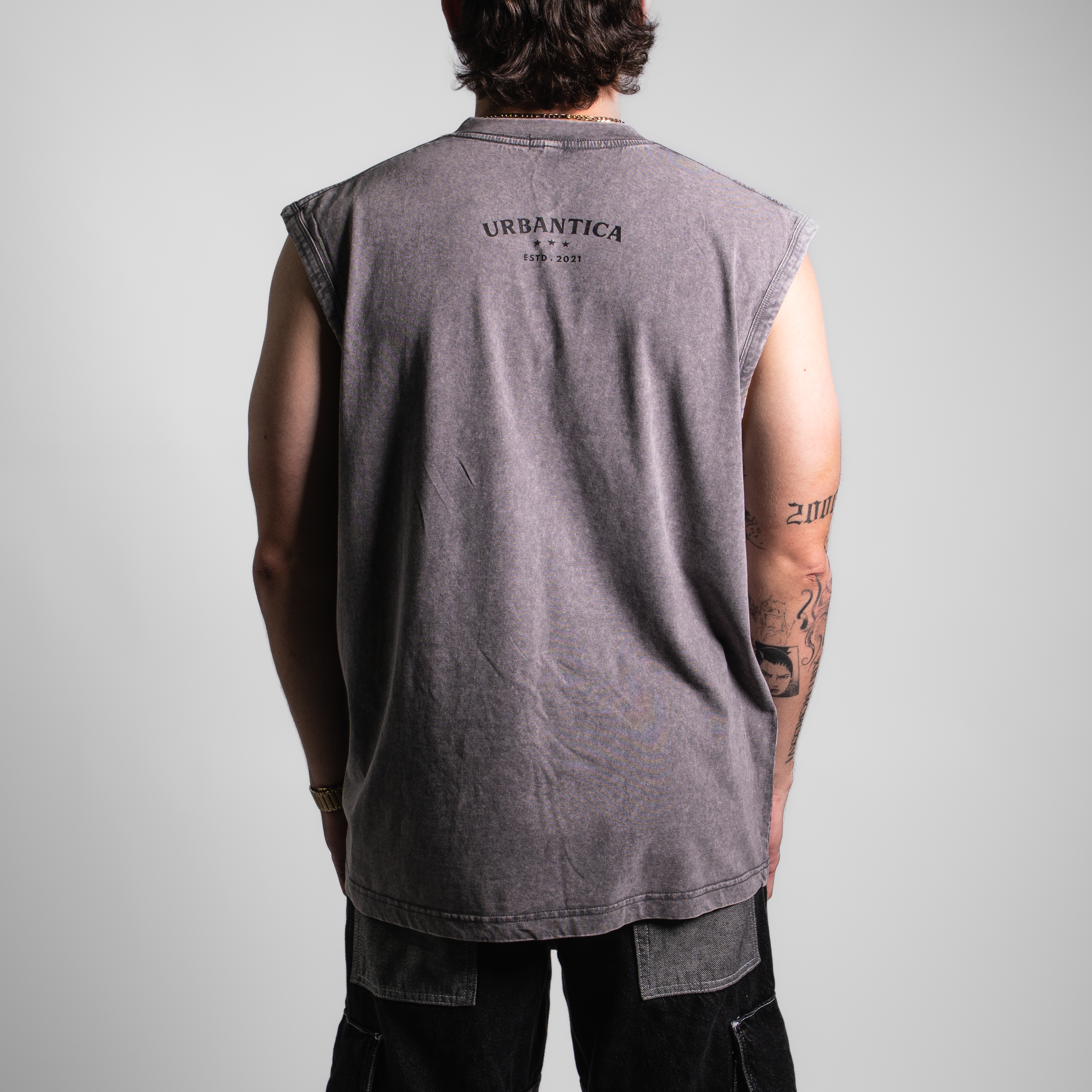 Acid Washed Tank Tee | Sacrifice