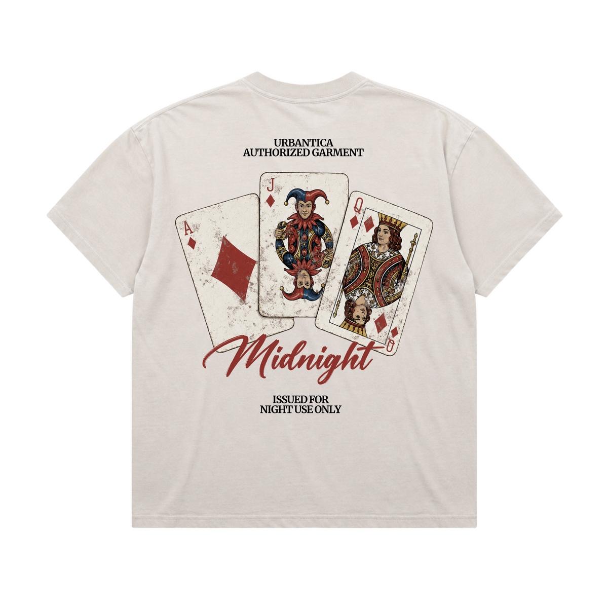 Boxy Heavyweight Tee | Wild Card Bone