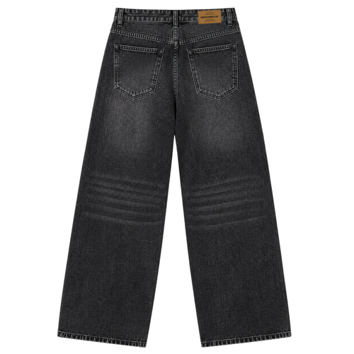 Baggy Heavyweight Denim Midnight Club | Washed Grey