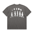 Boxy Heavyweight Tee | Midnigth Club Grey