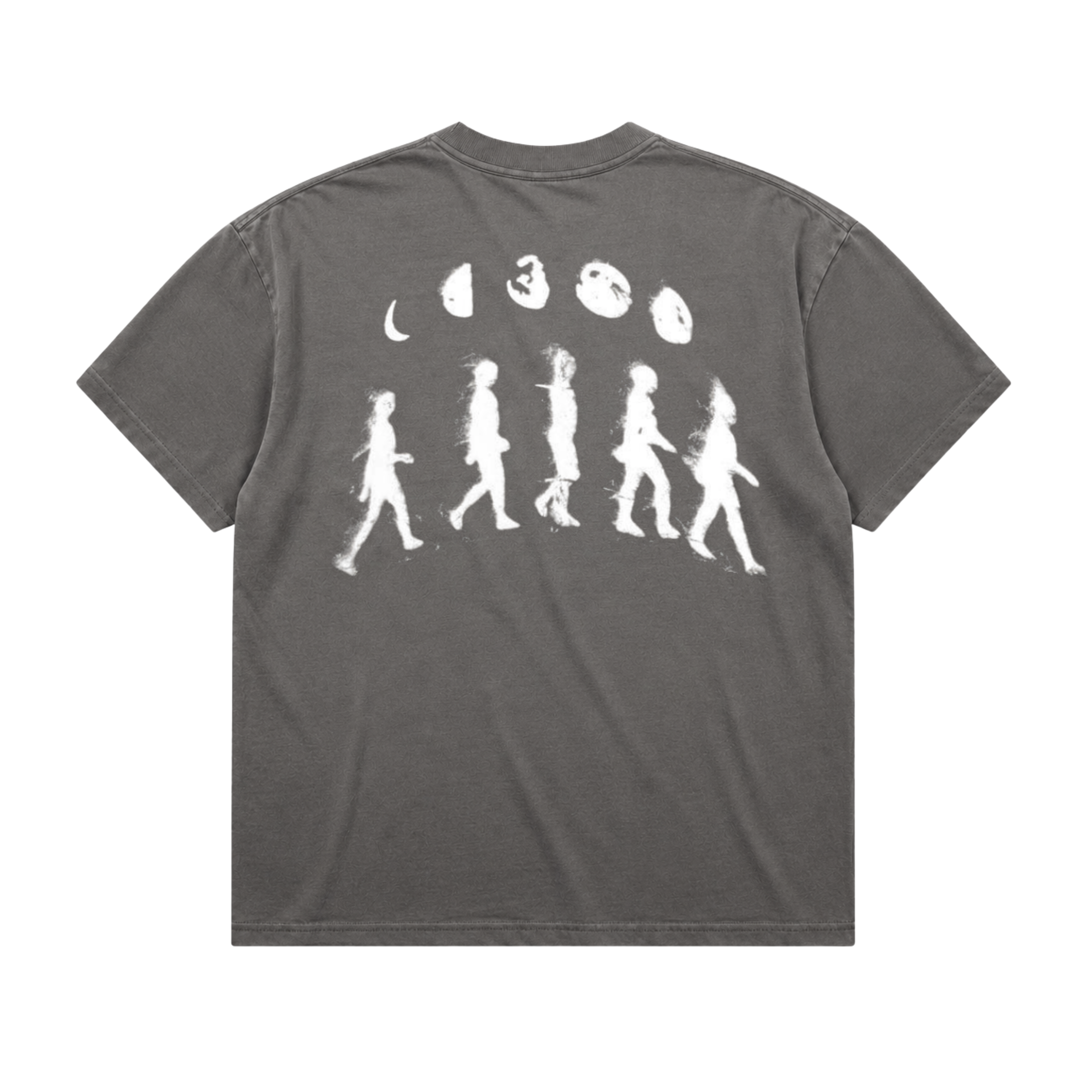 Boxy Heavyweight Tee | Midnigth Club Grey
