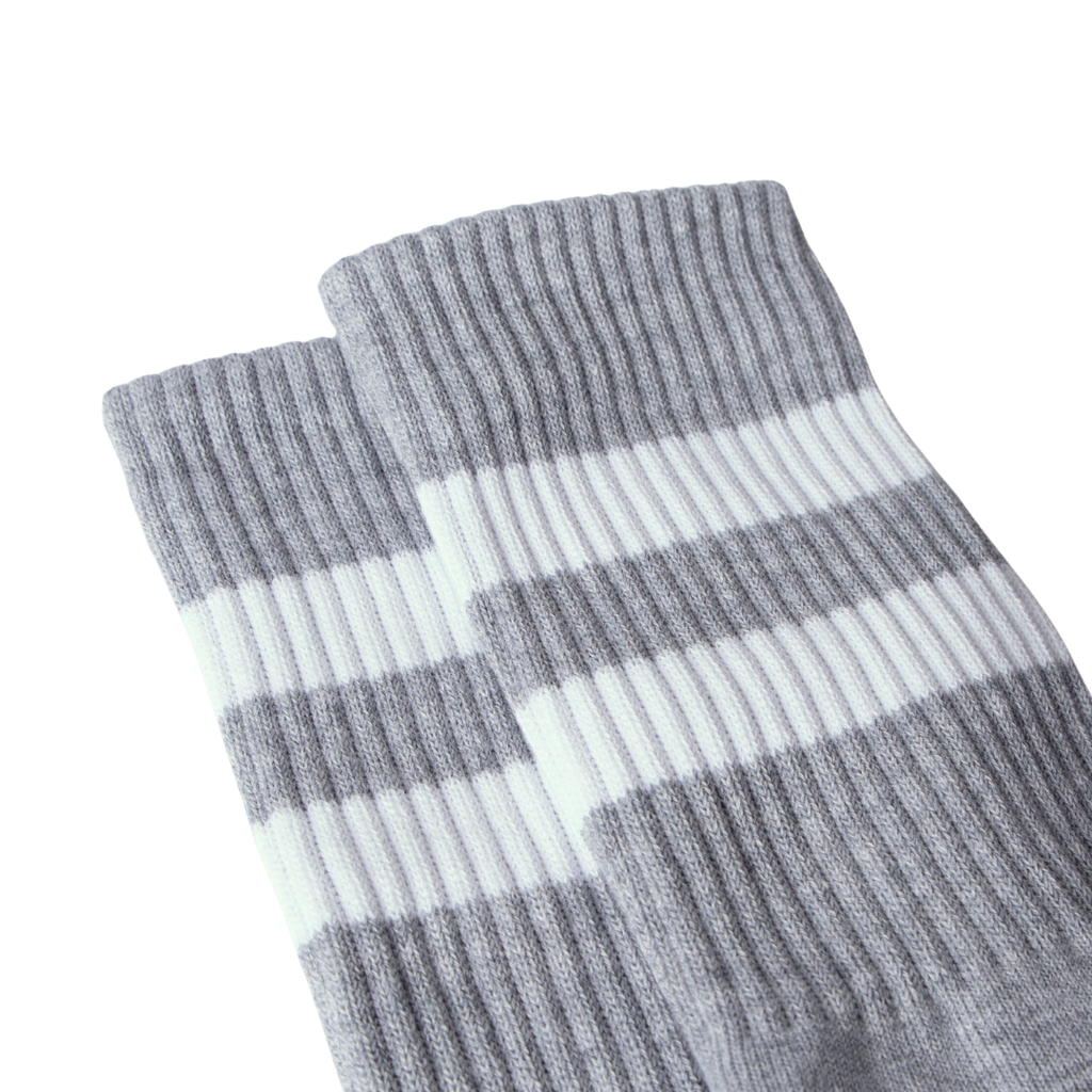 Relax Stripe Socks | Gris/Blanco (1 par)
