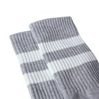 Relax Stripe Socks | Gris/Blanco (1 par)