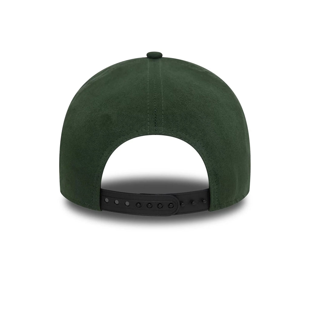 Gorra New Era Dodgers Faux Suede Green Ajustable